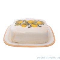 Маслёнка 16 х 13 х 6 см &quot;Лимоны&quot;  / 226223