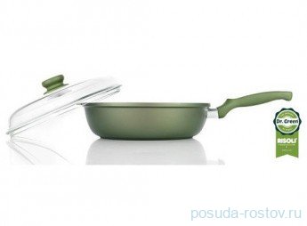 Сковорода 28 см глубокая литая &quot;Risoli /Dr Green Induction&quot; / 154479