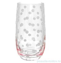 Стаканы для воды 490 мл 6 шт &quot;Cool /Розовый в горошек&quot; / 046828