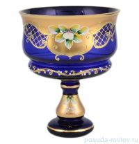 Конфетница 16 см н/н синяя &quot;Лепка сеточка /И-В&quot; / 097865