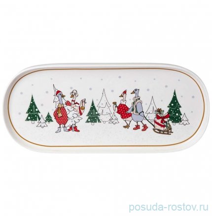 Блюдо овальное lefard family christmas 34 см / 363958
