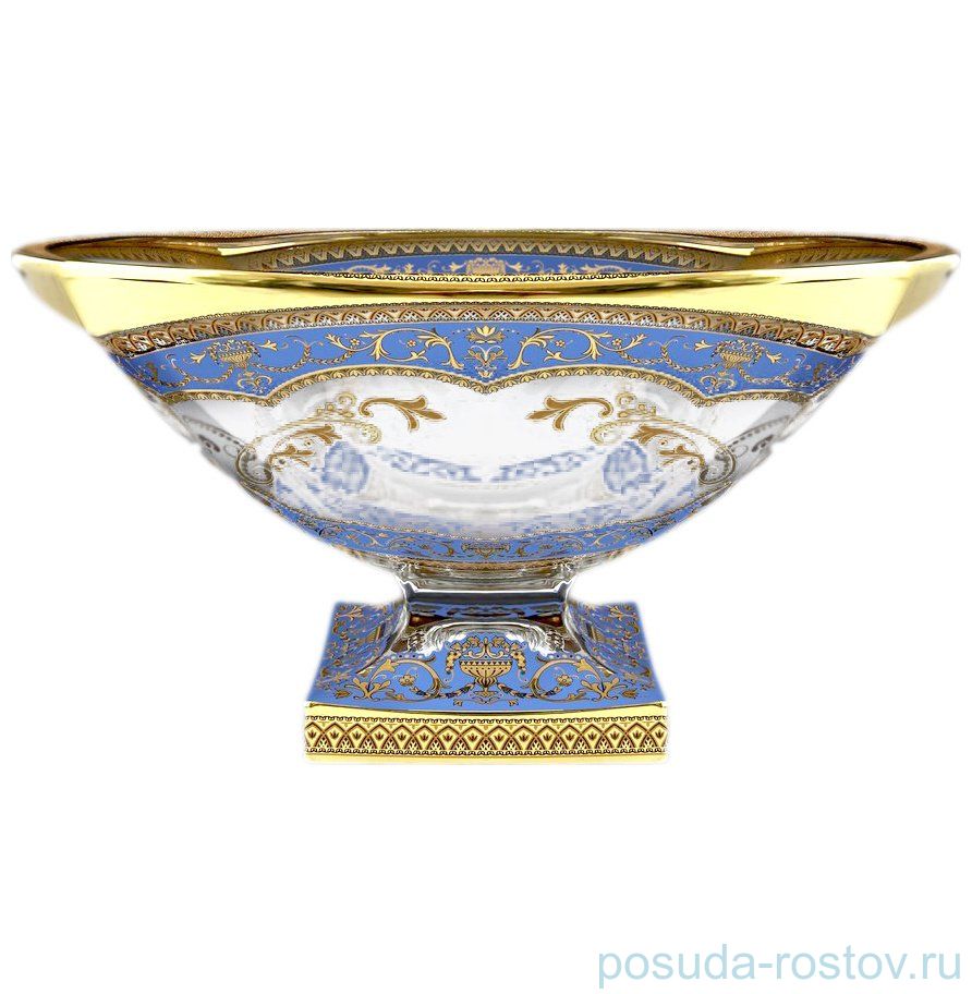 Ваза для фруктов 34 см н/н "Astra Gold /Синяя" / 069990