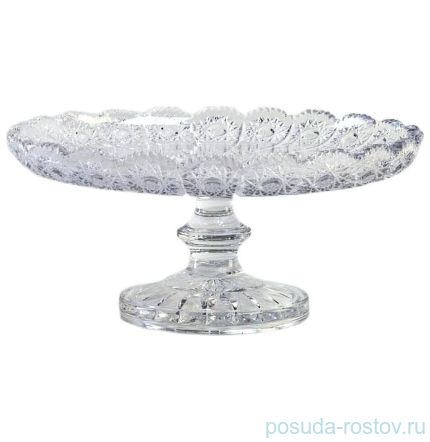 Ваза для фруктов 28 см н/н &quot;A.Crystal /Хрусталь резной&quot; / 139179