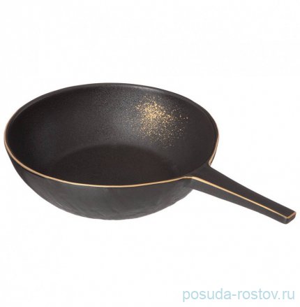 Блюдо 30,5 х 21 х 5,5 см с ручкой &quot;Midnight gold&quot; / 275053