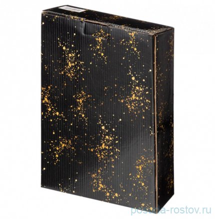 Блюдо 30,5 х 21 х 5,5 см с ручкой &quot;Midnight gold&quot; / 275053