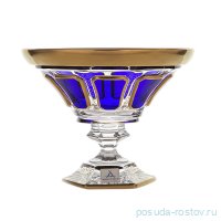 Ваза для конфет 18 см н/н &quot;Антик /Синий /золото&quot; / 118606
