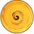 Тарелка 18 см жёлтая &quot;Spiral&quot; / 261598