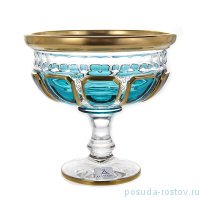 Ваза для конфет 16 см н/н &quot;Антик /Бирюза&quot; / 159623
