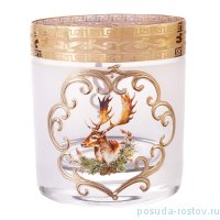 Стаканы для виски 250 мл 6 шт &quot;Охота белая /Антик золото&quot; / 149751