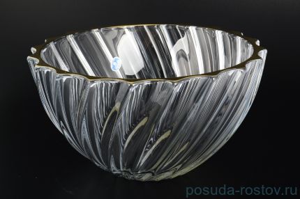 Ваза для фруктов 28 см &quot;Скаллоп /Золотой кант&quot; / 096305