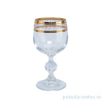 Бокал для белого вина 150 мл 1 шт &quot;Клаудия /Золотые листики&quot; / 243301