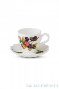 Чайная пара 250 мл 1 шт &quot;Artigianato ceramico /Лесные ягоды&quot; / 243579