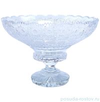 Ваза для фруктов 25 см н/н &quot;Хрусталь резной&quot; / 006678