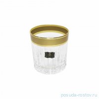 Стаканы для виски 360 мл 6 шт &quot;Таймлес /Матовое золото&quot; AS Crystal / 335987