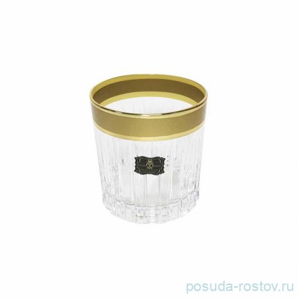 Стаканы для виски 360 мл 6 шт &quot;Таймлес /Матовое золото&quot; AS Crystal / 335987