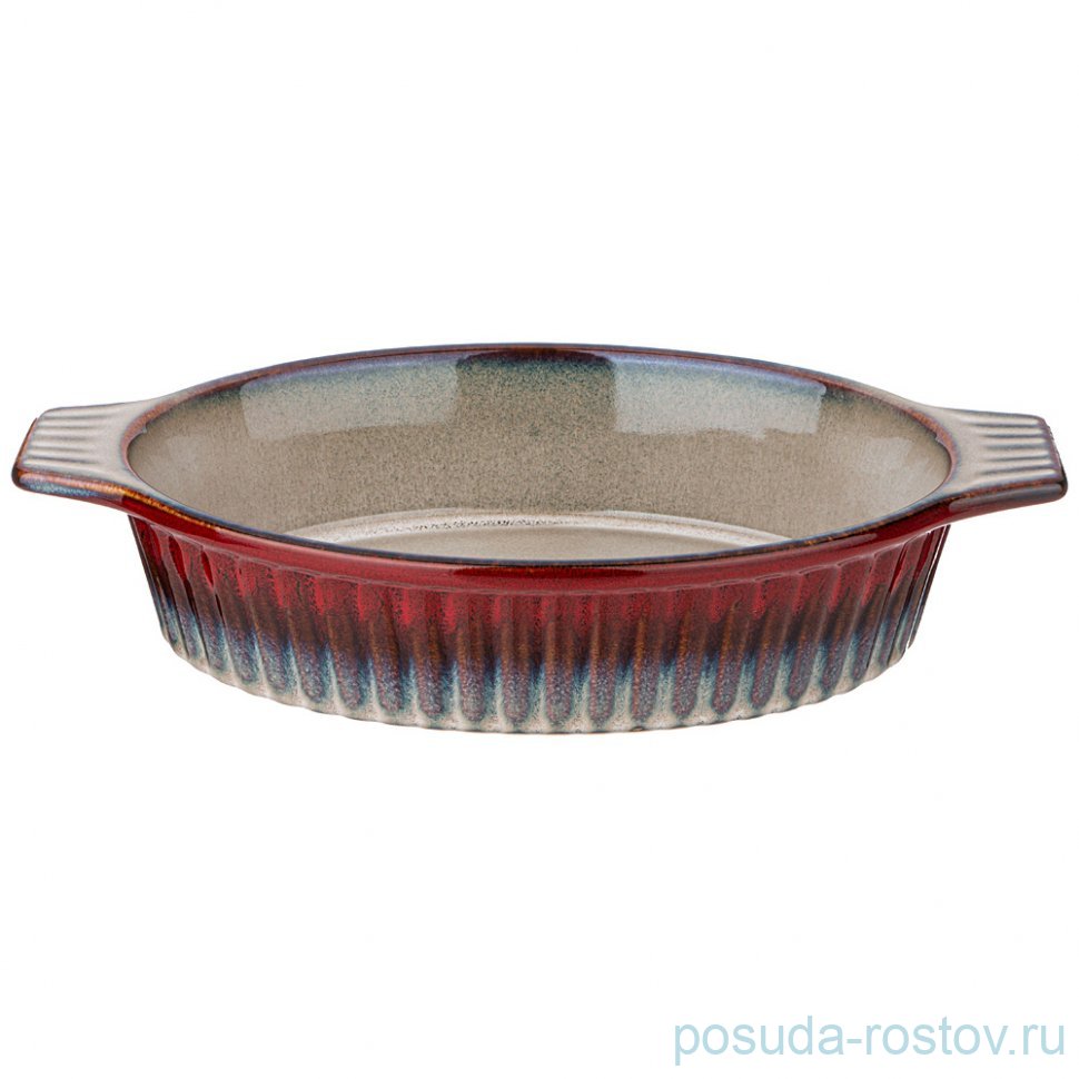 Форма для запекания 31 х 19 х 6,5 см овальная "Reactive red" / 345572