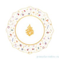 Тарелка 26 см &quot;Christmas world /Toys yellow&quot; / 273749