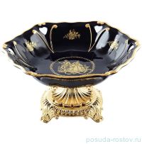 Фруктовница н/н &quot;Свидание /Кобальт с золотом /Bruno Costenaro&quot; / 132659