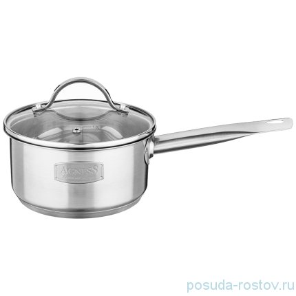 Ковш 16 х 8 см со стеклянной крышкой 1,5 л &quot;CRAFT COLLECTION&quot; / 213770