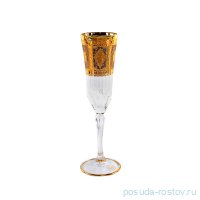 Бокалы для шампанского 180 мл 6 шт &quot;Timon /Адажио /Бежевые с платиной и золотом&quot; / 148406