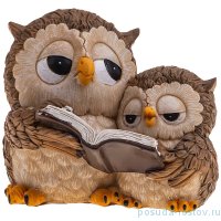 Фигурка совята итри 10*9 см. высота=8 см. (кор=48шт.) / 212361