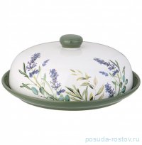 Блюдо для блинов 23 х 10 см с крышкой &quot;лаванда&quot; / 354926