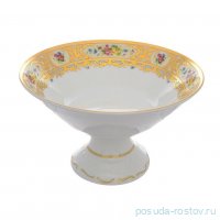 Фруктовница 24 см н/н &quot;Вена /Розочки на бежевом /с золотом&quot; / 233663
