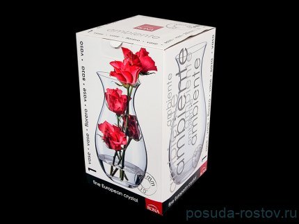 Ваза для цветов 35 см &quot;Иней серебристый&quot; / 017982