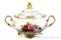 Сахарница 300 мл &quot;Корона /Аляска /Роза перламутр&quot; / 157295