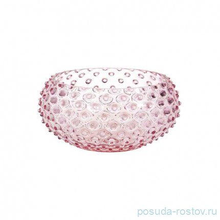 Ваза для фруктов 23 х 10 см розовая &quot;Hobnail Tapas&quot; / 336545