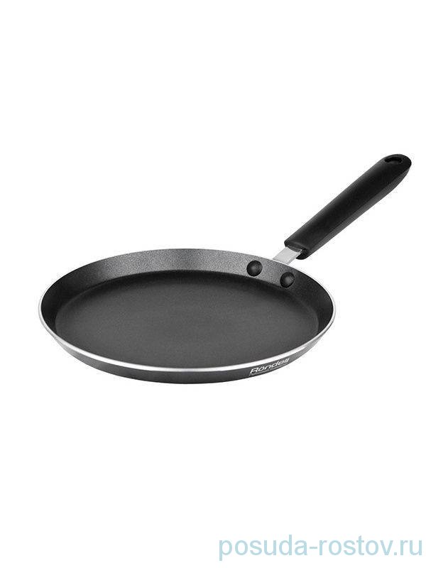Блинница 24 х 1,9 см антипригарное покрытие индукционное дно черная "Pancake frypan" / 212673