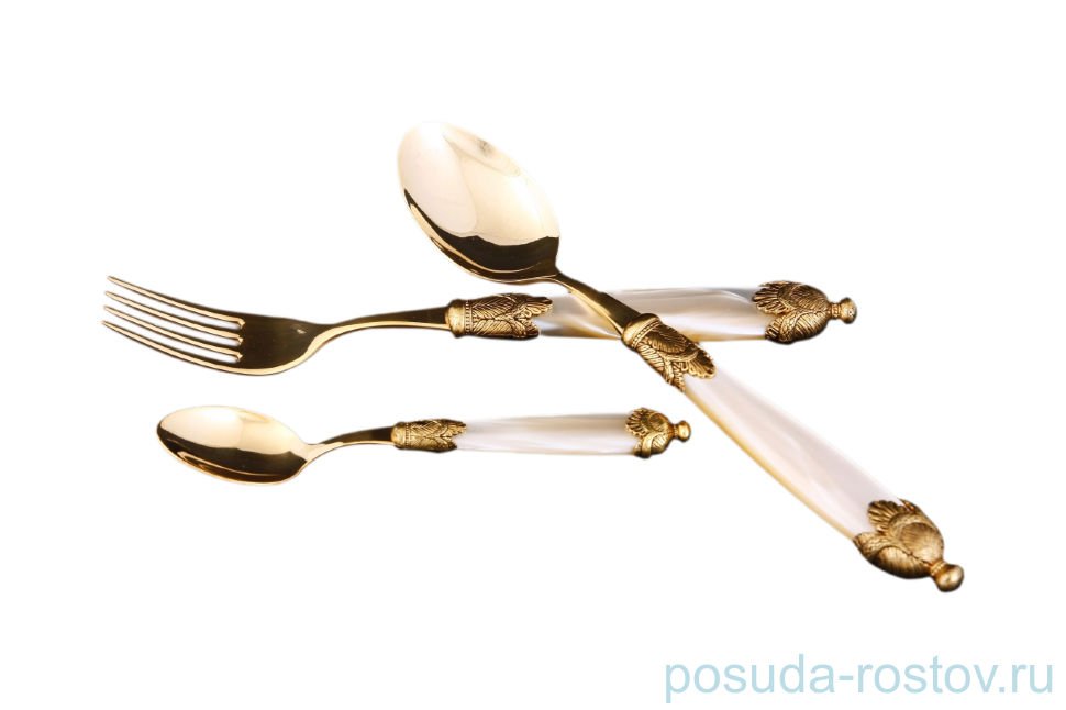 Столовые приборы 36 предметов "Siena Antique Gold /Champagne Gold" / 114556