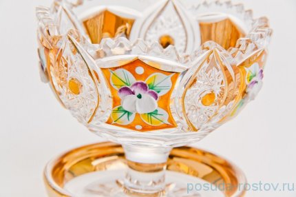 Вазочка для варенья н/н &quot;Хрусталь с золотом&quot; 5311 / 043937