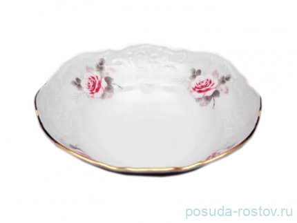 Салатник 13 см &quot;Бернадотт /Серая роза /золото&quot; / 027253