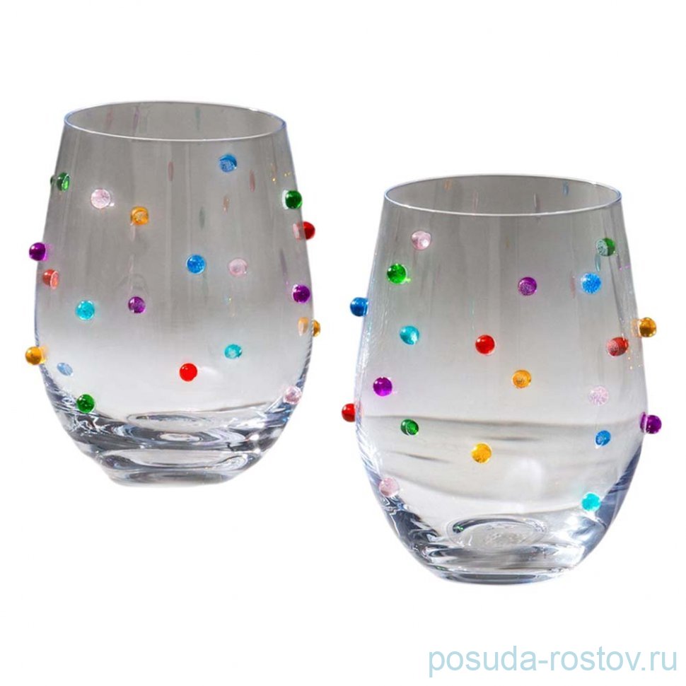 Стаканы для воды 520 мл 2 шт "Colors" / 374809