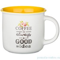 Кружка 400 мл &quot;coffee is always a good idea&quot; (6шт.) / 189096