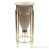 Ваза для цветов маленькая &quot;Cream Gold&quot; / 277567