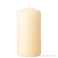 Свеча столбик 5 х 10 см /бежевая / 283017