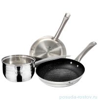 Набор посуды 3 предмета (ковш 16 см, сковороды 20, 26 см) &quot;Gourmet Line&quot; / 135679