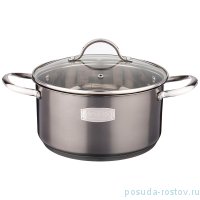 Кастрюля 24 х 13 см со стеклянной крышкой 5,7 л &quot;craft collection&quot; / 213787