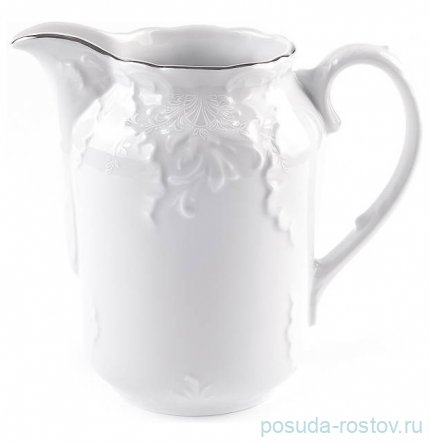Кувшин для воды 1 л &quot;Рококо /Платиновый узор&quot; / 246609