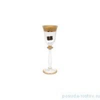 Рюмки 60 мл 6 шт &quot;Анжела /Матовая полоса /золото&quot; AS Crystal  / 230884