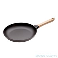 Сковорода 20 см с деревянной ручкой черная &quot;STAUB&quot; / 275970