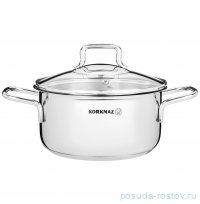 Кастрюля 18 х 9 см со стеклянной крышкой 2,3 л &quot;Perla&quot; / 328561