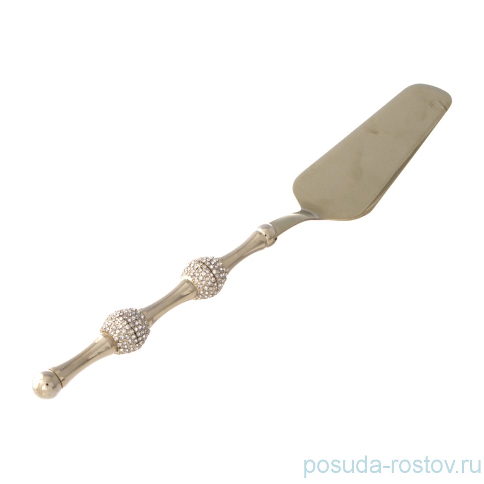 Лопатка для торта 27 см "Стразы /Золото" / 275857