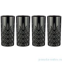 Стаканы для воды 295 мл 4 шт &quot;Timeless /Черный оникс&quot; / 233146