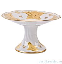 Ваза для фруктов 25 см н/н &quot;Ютта&quot; &quot;Роза золотая /золото&quot;  / 015894