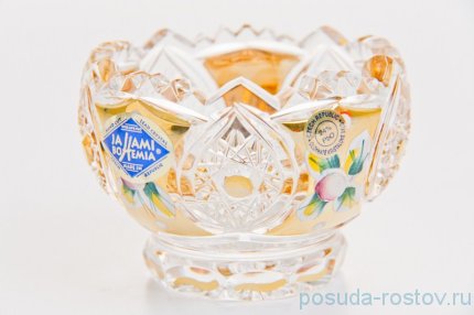 Ваза для конфет 7 см &quot;Хрусталь с золотом&quot; / 043944