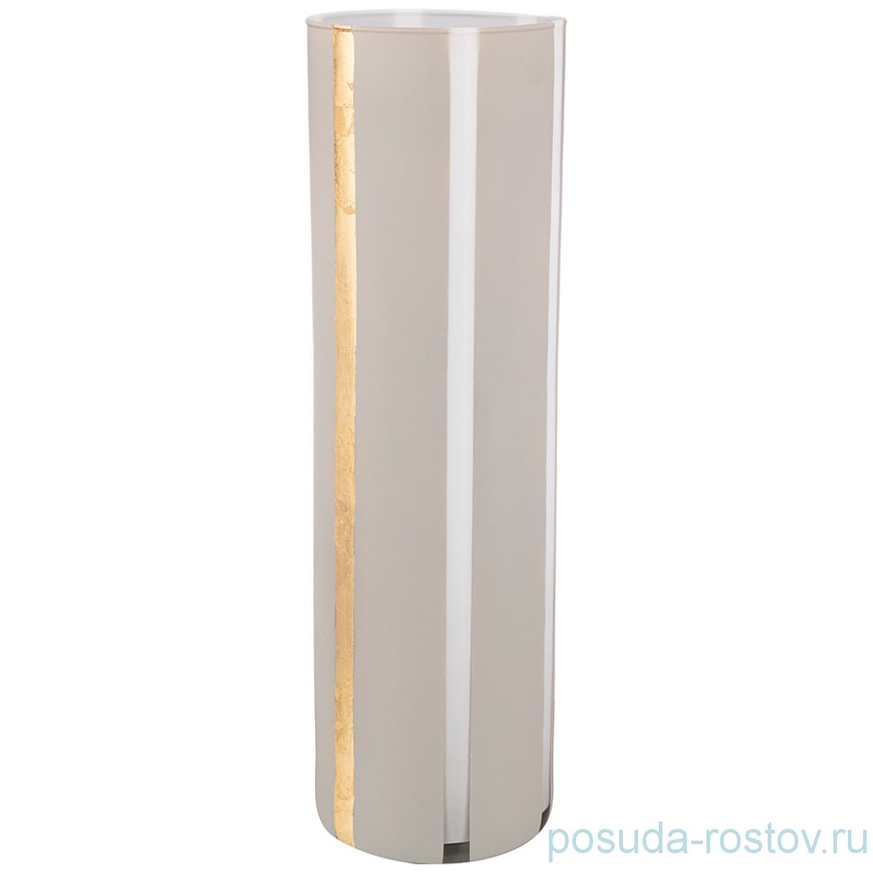 Ваза для цветов 16 х 50 см "Cilindro glamour grey" / 269692