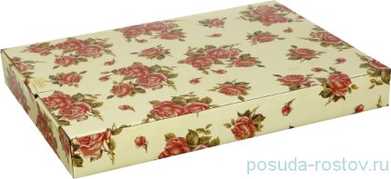 Блюдо 49 х 31 х 8 см овальное перф. &quot;Корейская роза&quot; / 186431